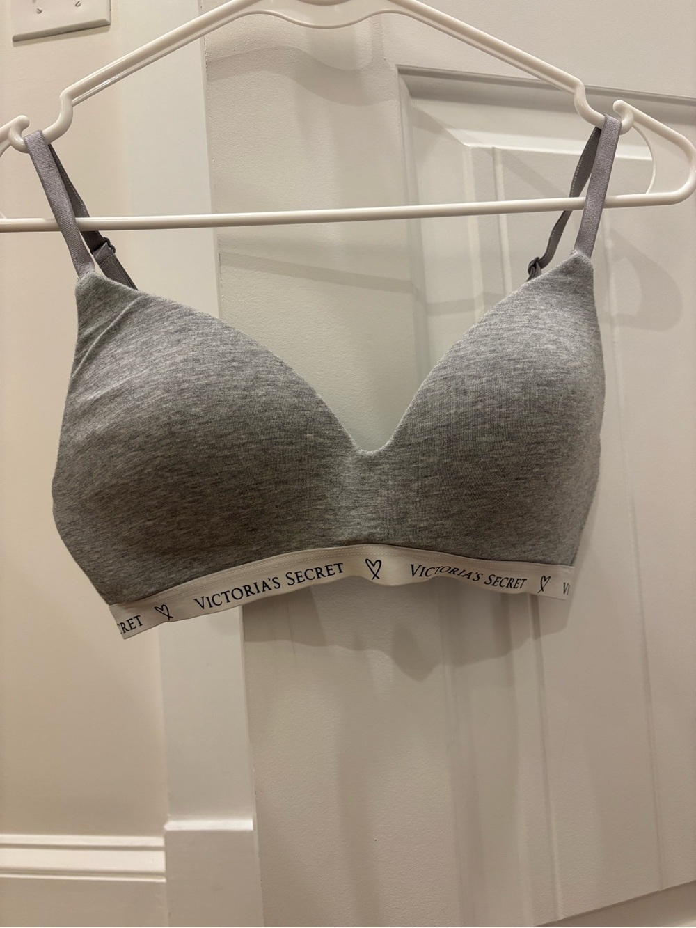 Victoria's Secret Grey Lightly Padded Wireless Bra